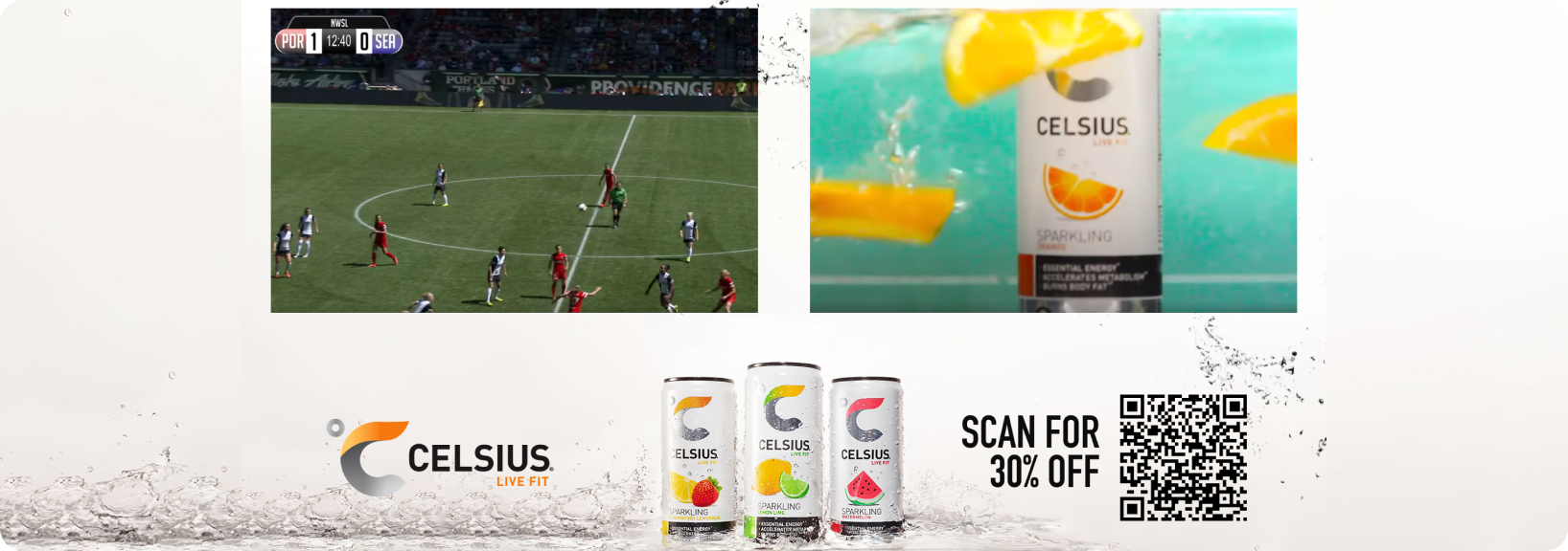 Split screen ads